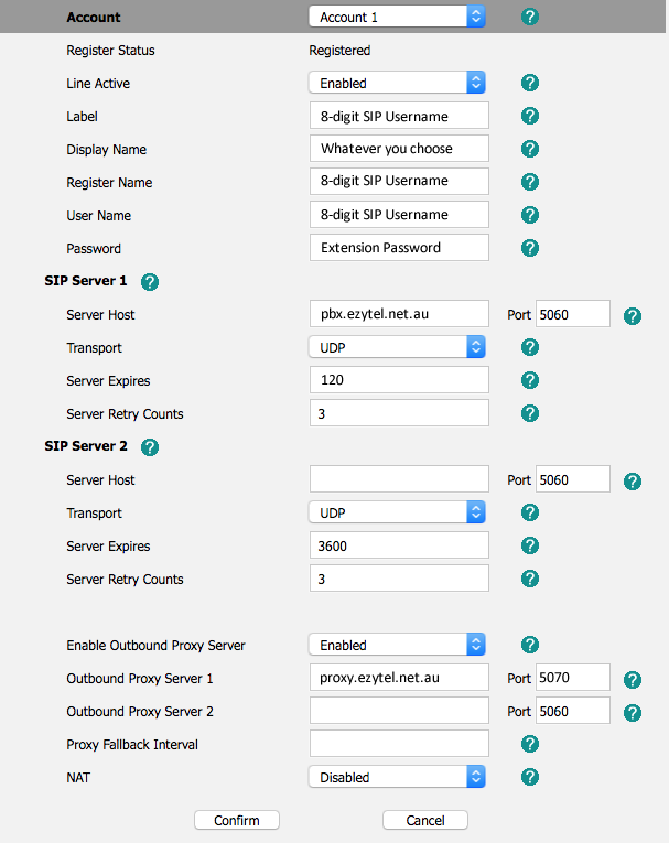 Yealink T58V web configuration Yealink T58V web configuration