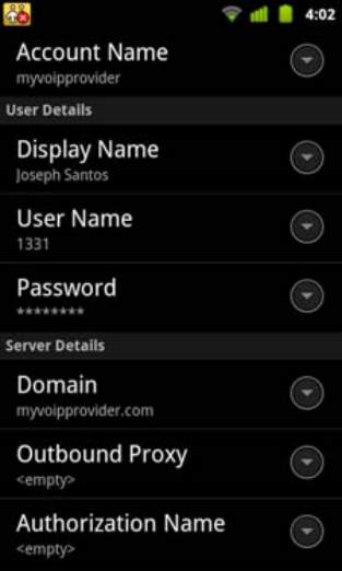 Bria Android for ezytel