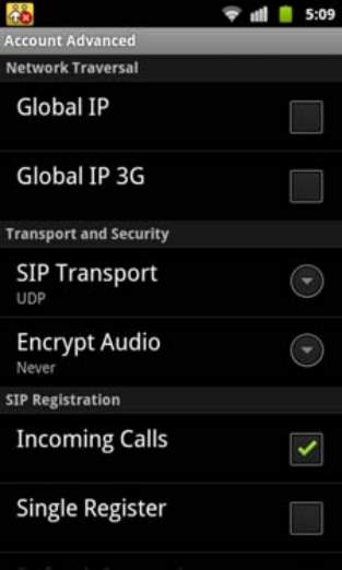 Bria Android for ezytel