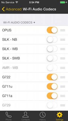 Bria iOS for ezytel